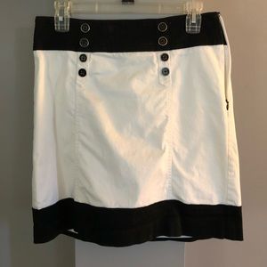 WHBM - Black and White Skirt